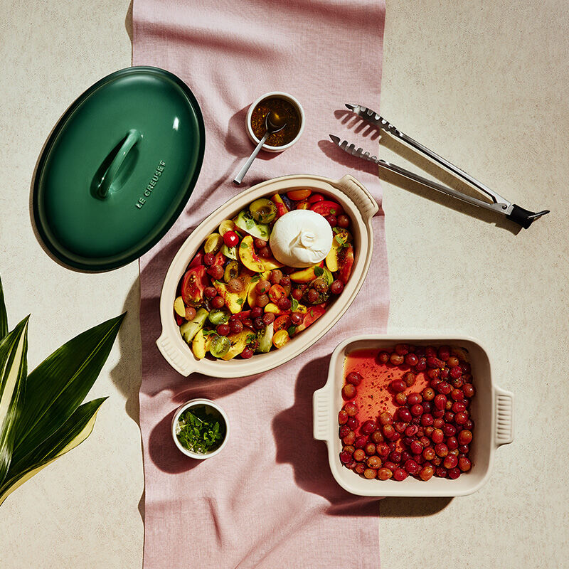 Stoneware Oval Casserole Dish with Lid | Le Creuset